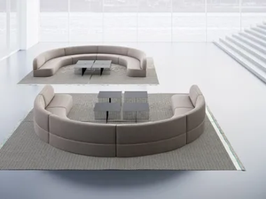 GUEST - Curved fabric sofa - Sofa by La Cividina