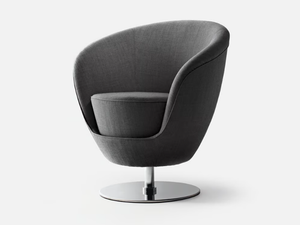 JANGO - Swivel fabric lobby chair - Chair by La Cividina