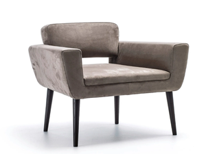 SERIE_50 - Fabric armchair with armrests - Armchair by La Cividina