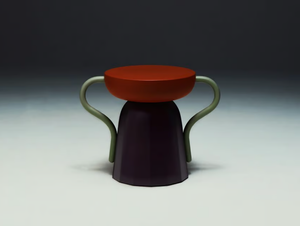 ALLIÉ - Polyurethane stool / coffee table - Side table by La Manufacture