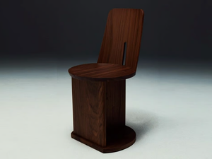 INTERSECTION - Solid wood chair - Chair by La Manufacture
