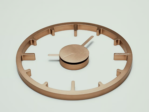 REAL - Wall-mounted aluminium clock - Styling by La Manufacture