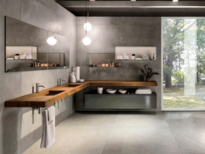 36E8 - Sectional vanity unit - Washbasin cabinet by Lago