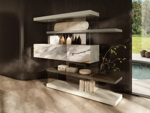 AIR - 1467 - Open freestanding bookcase - Cabinet by Lago