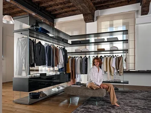 AIR - 1471 - Sectional walk-in wardrobe - wardrobe by Lago