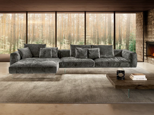 AIR SOFT 1902 - Sectional fabric sofa - Sofa by Lago