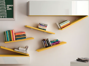 DIAGOLINEA - Wooden wall shelf - Cabinet by Lago
