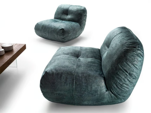 HAPPENING - 1458 - Upholstered fabric armchair - Armchair by Lago