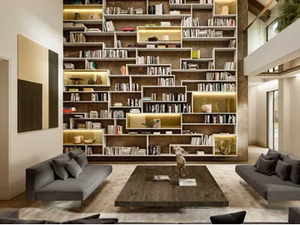 LAGOLINEA - 1208 - Sectional bookcase - Cabinet by Lago