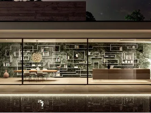 LAGOLINEA - 1216 - Sectional bookcase - Cabinet by Lago