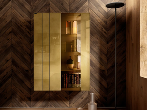 N.O.W. 1387 - Suspended glass highboard - Cabinet by Lago