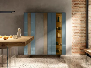 N.O.W. 1389 - Glass highboard - Cabinet by Lago