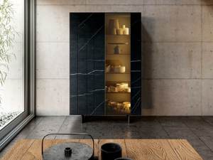 N.O.W. 1390 - Glass highboard - Cabinet by Lago