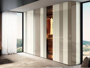 N.O.W. 2741 - Sectional glass wardrobe - wardrobe by Lago