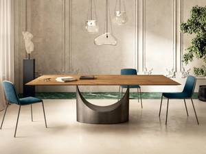 U TABLE - 2490W - Wooden table - Table by Lago