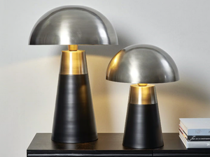 BROOKLYN - Stainless steel table lamp - Table lamp by Lambert