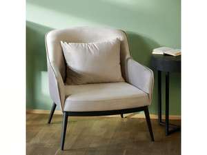 FELIX - Fabric armchair with armrests - Armchair by Lambert