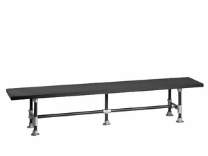 INDUSTRIE - Wooden bench - Bench by Lambert