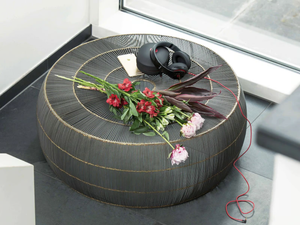 OBHAN - Round wire mesh coffee table - Coffee table by Lambert