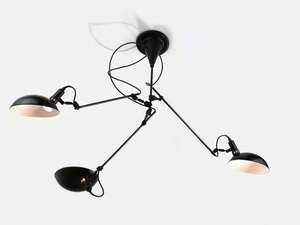 SWITCH ON - Swivel aluminium pendant lamp - Ceiling lamp by Lambert