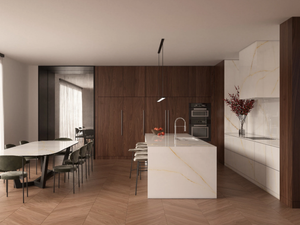 CRISTALLO GOLD CARESS - Laminam® wall tiles with marble effect - Wall tile-stone-brick by Laminam