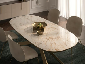 CRISTALLO MACCHIA VECCHIA LUCIDATO - Laminam® wall tiles with marble effect - Wall tile-stone-brick by Laminam