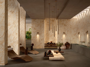 CRISTALLO MACCHIA VECCHIA RAIN - Laminam® wall tiles with marble effect - Wall tile-stone-brick by Laminam