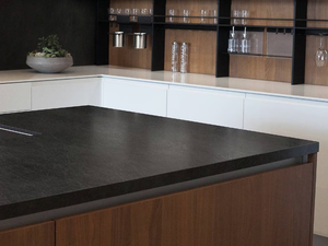 FURNISHING - SETA - Laminam® kitchen worktop - Kitchen cabinet by Laminam