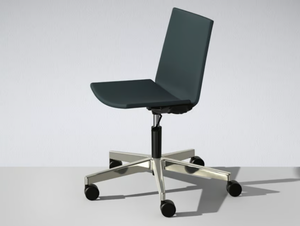HL³ - Swivel office chair with castors with 5-Spoke base - Office Chair by LAMM