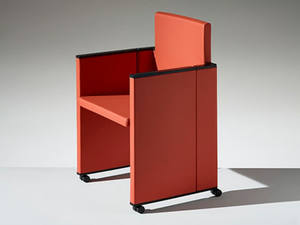 ON TIME - Folding training chair with writing tablet - Chair by LAMM