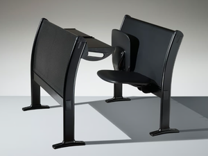 Q3000 - Bench desk with integrated chairs - Desk by LAMM