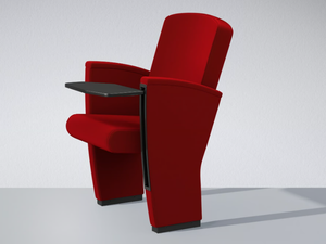 SIPARIO - Fabric auditorium seats with writing tablet - Chair by LAMM