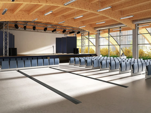 Sliding seating system - Automatic machine to move out seats - Other by LAMM