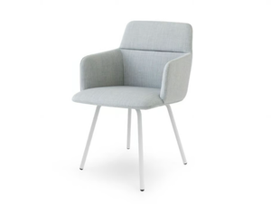 FOIL - Upholstered fabric chair with armrests - Chair by Lapalma