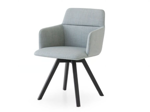 FOIL - Upholstered fabric chair with armrests - Chair by Lapalma