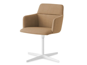 FOIL - With 4-spoke base fabric chair with armrests - Chair by Lapalma