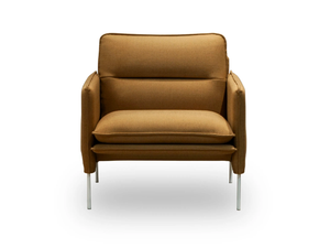 LEAN - Fabric armchair with armrests - Armchair by Lapalma