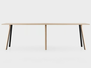 ORI - Rectangular oak high table - Table by Lapalma