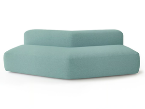 PLUS - Curved modular fabric sofa with removable cover - Sofa by Lapalma