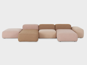 PLUS - Modular fabric sofa with removable cover - Sofa by Lapalma