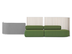PLUS - Modular fabric sofa with removable cover - Sofa by Lapalma