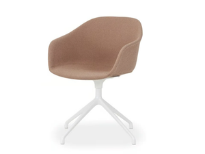 SEELA AC - Upholstered trestle-based fabric chair - Chair by Lapalma