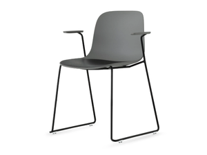 SEELA - Stackable polypropylene chair with armrests - Chair by Lapalma