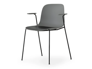 SEELA - Stackable polypropylene chair with armrests - Chair by Lapalma