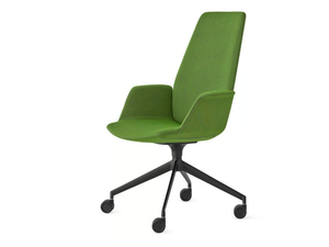 UNO - Fabric office chair with armrests with 4-Spoke base - Office Chair by Lapalma