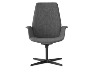 UNO - Fabric office chair with armrests with 4-Spoke base - Office Chair by Lapalma