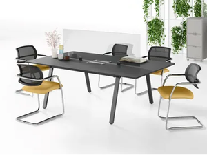 5TH ELEMENT - Rectangular meeting table with cable management - Table by Las Mobili