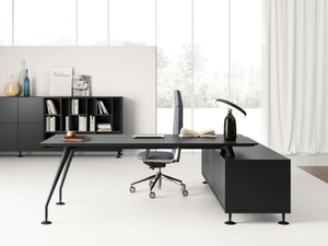 ENOSI EVO - Executive desk with drawers - Desk by Las Mobili