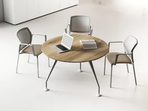 ENOSI EVO - Round meeting table - Table by Las Mobili