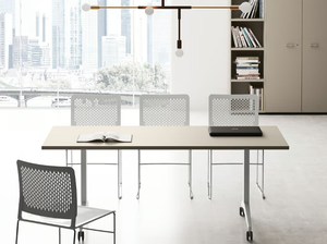 OYO - Rectangular office desk with flip-top - Desk by Las Mobili